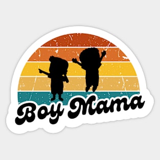 Boy Mama Retro Vintage Mama Sticker